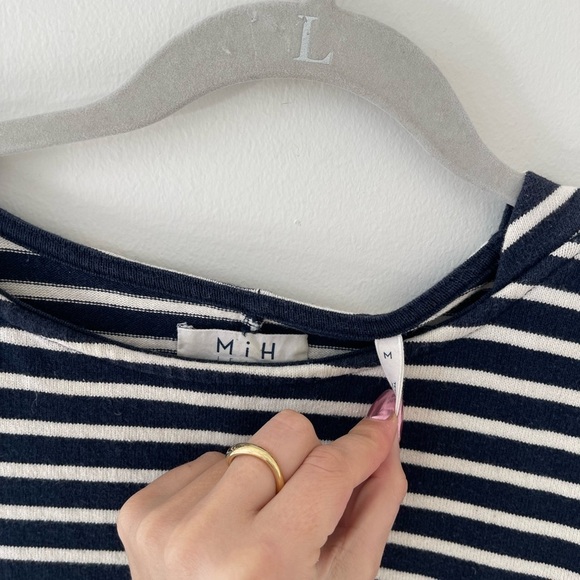 MiH Jean Striped Blue Tee - Picture 2 of 3